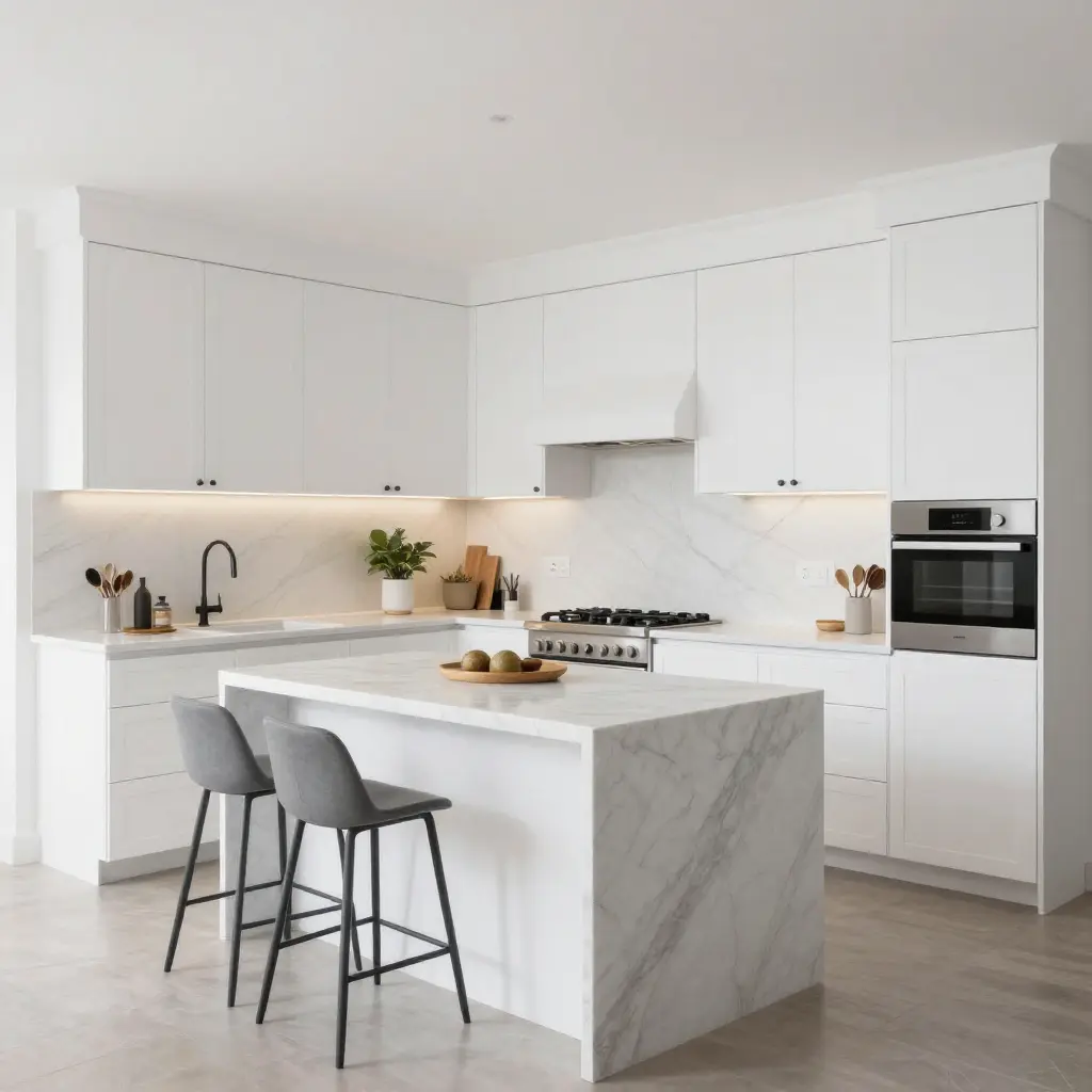 Modern styled kitchen showcasing our work